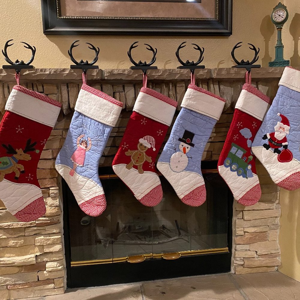 Pottery Barn Quilted Christmas Stockings